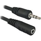 Кабель AUX Audio TRS M/F 1.5м JACK02-05 чорний Defender (87511)