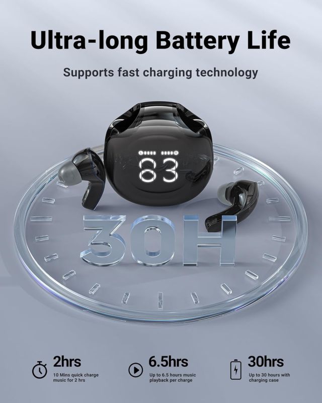 Навушники TWS Acefast T9 obsidian black (6974316282570)