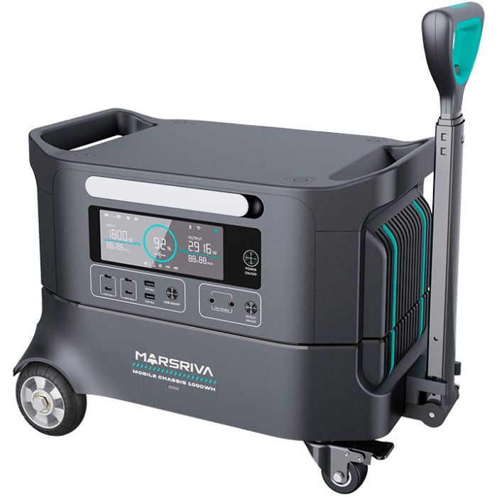 Marsriva HES20 модульна зарядна станція з базою 2200 Вт 2074Вт/г, 4xAC USB-C, UPS, LiFePO4 App (HES20_MARSRIVA)