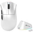 Мишка Attack Shark V3Pro Ultra-Light, Wireless/Bluetooth, 25000dpi. (PAW3311), 6кн., White (V3PROW_AS)