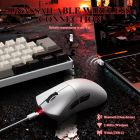 Мишка Attack Shark V3Pro Ultra-Light, Wireless/Bluetooth, 25000dpi. (PAW3311), 6кн., White (V3PROW_AS)