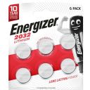 Батарейка Energizer 2032 Lithium, CR2032 BL 6шт (628747)