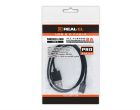 Кабель REAL-EL Pro USB - micro USB V 2.0 (M/M), 2 м, чорний (EL123500025)