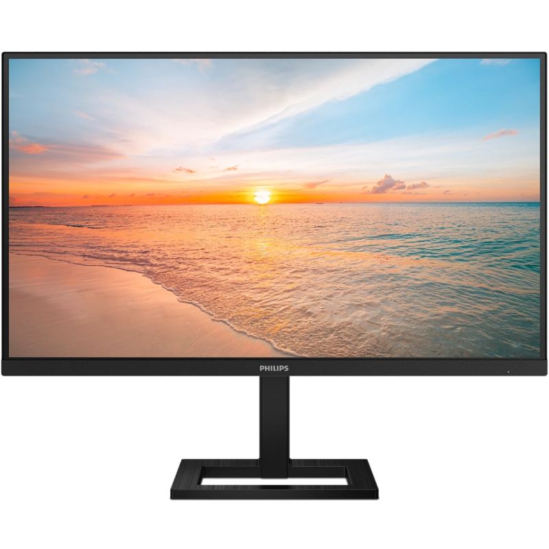 TFT 27" Philips 27E1N1800AE, 4K UHD, IPS, 2xHDMI, DP, HAS, колонки, чорний (27E1N1800AE/00)