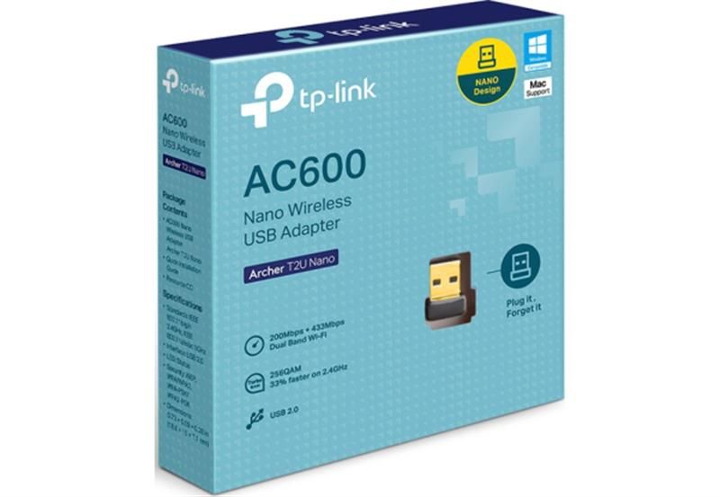 Бездротовий адаптер TP-Link Archer T2U Nano (ARCHER T2U Nano)