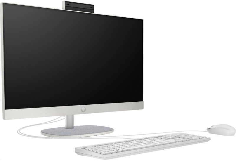 Моноблок 23.8" HP 24-cr0001ua AiO Ryzen 7 7730U/16Gb/SSD512Gb/WiFi/Cam/K&M/DOS/Shell White (95Z23EA)