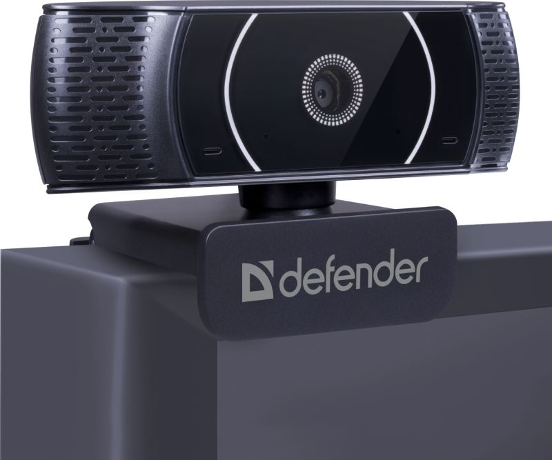 Веб-камера Defender G-lens 2590 QHD 2K 1440p, 3.7МП чорна (63113)