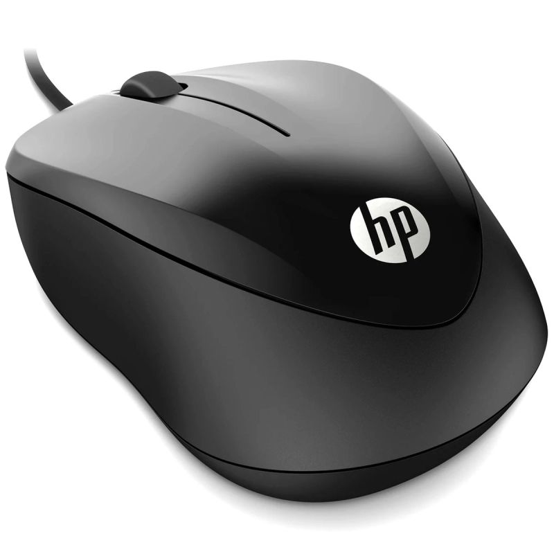 Мишка дротова HP 1000 Wired Mouse, 3 кн., 1200 dpi, чорна (4QM14AA)
