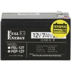 Акумуляторна батарея Full Energy 12V-7.0Ah, AGM (FEP-127)