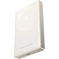 УМБ Choetech Magnetic Wireless 10000mAh 20W PD Qi-15W  USB-C In/Out, тонкий, Beige (B739-CCCWH)