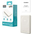 УМБ Choetech Magnetic Wireless 10000mAh 20W PD Qi-15W  USB-C In/Out, тонкий, Beige (B739-CCCWH)