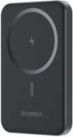 УМБ Choetech Magnetic Wireless 5000mAh 20W PD Qi-15W USB-C In/Out, тонкий, Black (B709-CCBK)