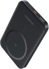 УМБ Choetech Magnetic Wireless 5000mAh 20W PD Qi-15W USB-C In/Out, тонкий, Black (B709-CCBK)