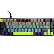 Клавіатура ігрова механічна Media-Tech MT1260 RED CORE MX60, Anti-Ghosting, 68кл, PC/Mac (MT1260)