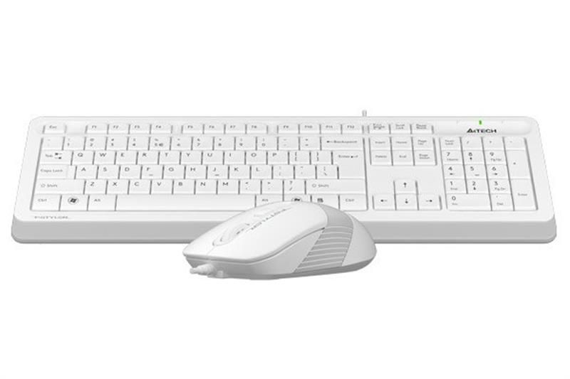 Комплект (клавиатура, мышь) A4Tech F1010 White (F1010 (White))