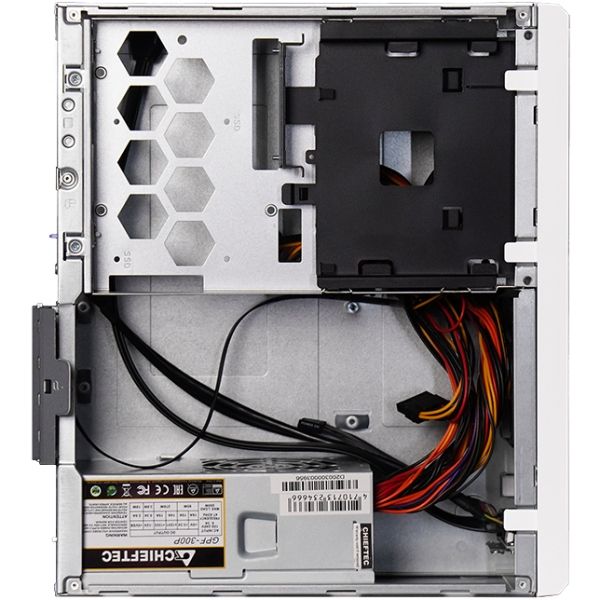 Корпус Chieftec UNI BE-10W-300 mATX , БЖ 300W, SLIM FF WHITE (BE-10W-300)