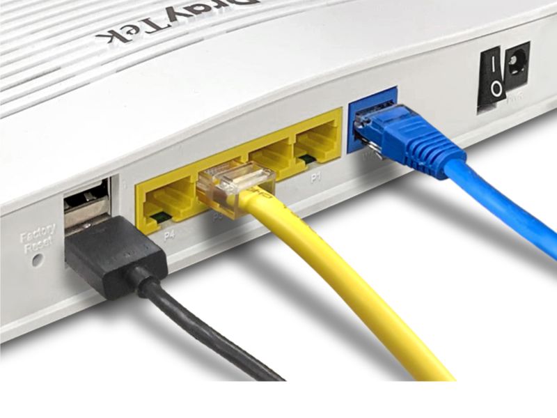 Маршрутизатор Drytek Vigor 2135ac, 1 WAN GbE, 4 LAN GbE, 2 USB 2.0, 2 VPN, Multi-LAN (4+IP Routed Su (Vigor2135ac)