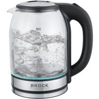 Електрочайник BROCK WK 2402 1500Вт/ 1.8л/ скло/ захист від перегріву/ автовимкнення (WK 2402)