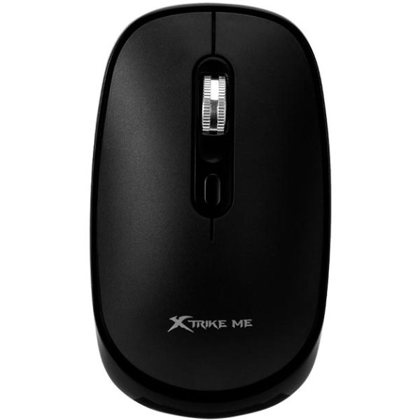 Мишка XTRIKE ME GW-119, бездротова Bluetooth+2.4G, 1600dpi., 4кн., Silent, чорна (GW-119BK)