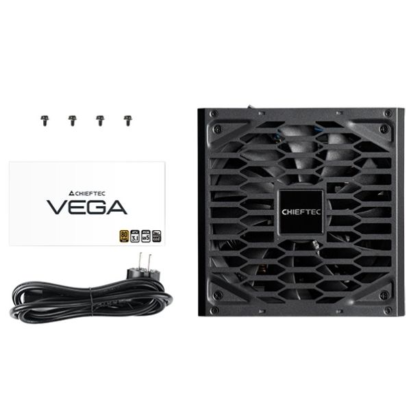 БЖ 850W Chieftec VEGA PPG-850-S ATX 3.0 135mm, 80+ Gold, Retail (PPG-850-S)