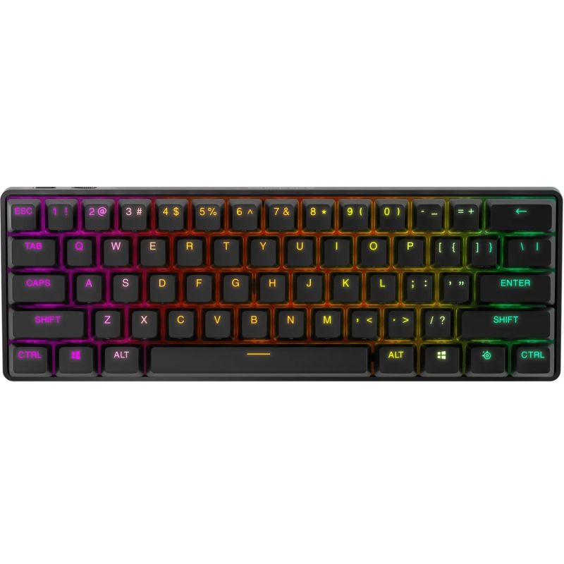 Клавіатура ігрова SteelSeries Apex Pro Mini WL HyperMagnetic Switches, OmniPoint 2.0, OLED (64842)