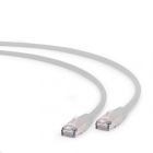 Патч-корд S/FTP Cablexpert литой, 50u "штекер с защелкой, 0.5м, серый (PP6A-LSZHCU-0.5M)