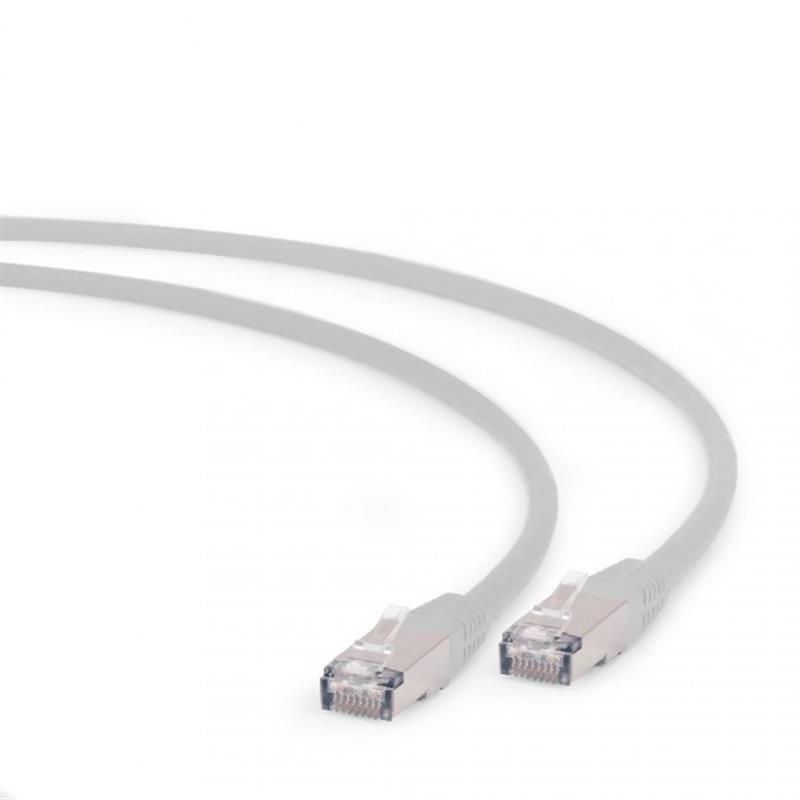 Патч-корд S/FTP Cablexpert литой, 50u "штекер с защелкой, 0.5м, серый (PP6A-LSZHCU-0.5M)