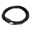 Кабель питания Cablexpert USB-3.5мм, 1.8м, черный (CC-USB-AMP35-6)
