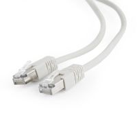 Патч-корд FTP Cablexpert cat.5Е, литий, 50u штекер із засувкою, 3м, сірий (PP22-3M)