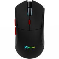 Мишка XTRIKE ME GW-613, ігрова бездротова Bluetooth+2.4G+Type-C, 10000dpi., 6кн., RGB, чорна (GW-613)