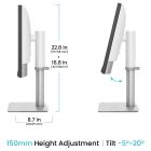 TFT 27" BenQ PD2730S, IPS, 5K, HDMI, DP, USB-C, USB-hub, HAS, Pivot, кол., білий (9H.LN7LA.TBE)