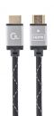 Кабель Cablexpert HDMI - HDMI V 2.0 (M/M), 1 м, черный/серый коробка (CCB-HDMIL-1M)