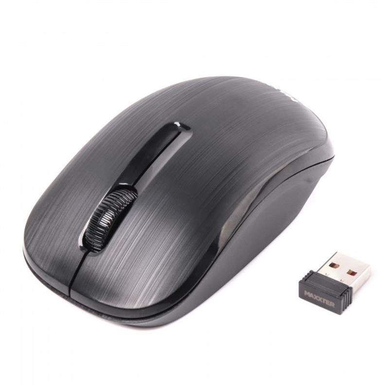Миша бездротова Maxxter Black (Mr-333)