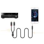 Кабель AUX Audio TRS - RCAx2 M/M 1.5м UGREEN AV102 Чорний (10511)