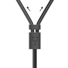 Кабель AUX Audio TRS - RCAx2 M/M 1.5м UGREEN AV102 Чорний (10511)
