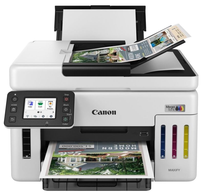 Багатофункційний пристрій А4 кол. Canon Maxify GX6140 з Wi-Fi (6882C009)