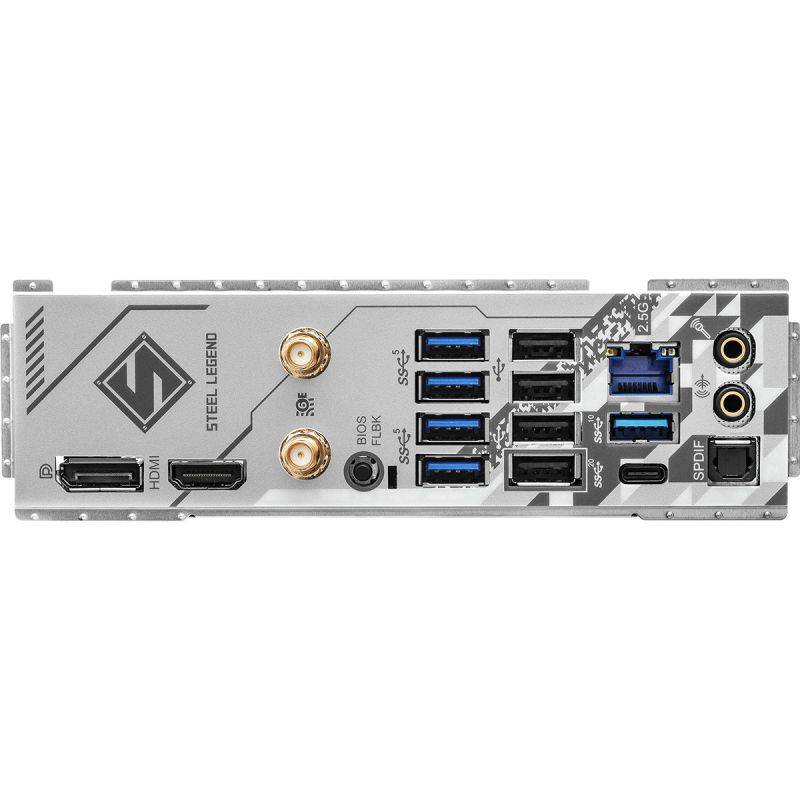 ASRock B650 Steel Legend WIFI (AM5/B650, 4*DDR5, 2xPCIex16, HDMI/DP, 4xSATA,3xM.2, 2.5GLan, ATX) (B650 Steel Legend WIFI)