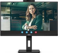 TFT 27" AOC Q27P3QW, QHD, IPS, 75Hz, 2xHDMI, DP, USB-hub, webcam, HAS, Pivot, колонки, чорний (Q27P3QW)