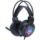 Ігрова гарнітура XTRIKE ME GH-516, USB7.1, статичне RGB, кабель 2м, чорна (GH-516)