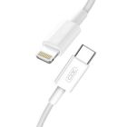 Кабель XO NB113 18W PD USB-C-Lightning, (M/M), 2A 1м White (6920680863846)