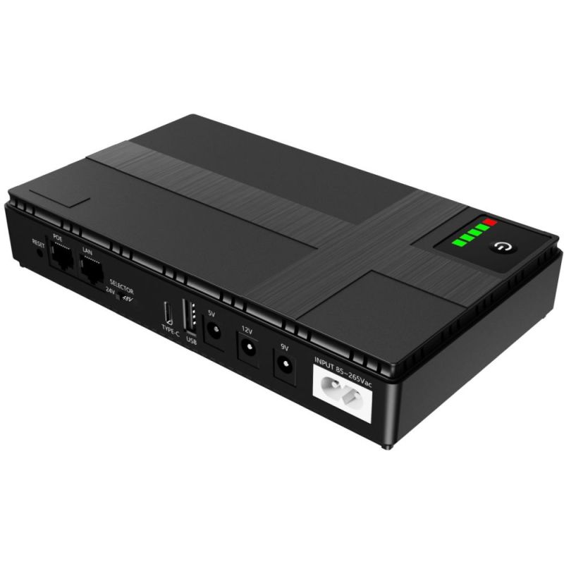 Источник бесперебойного питания Yepo DC-UPS YP-36W/12000mAh LiFePO4 DC-9V/12V/24V/48V (UA-112969) (6925112969776)
