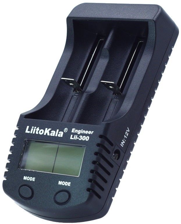 Зарядний пристрій LiitoKala Lii-300, 2x(Lion/NiMH/NiCd), Power Bank, discharge function, display (Lii-300)