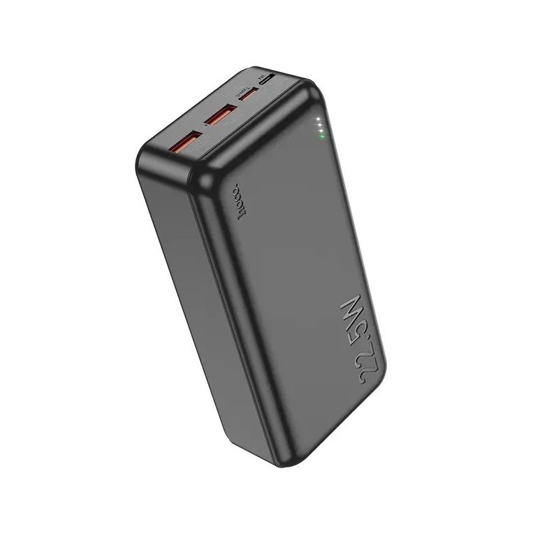 Универсальная мобильная батарея Hoco J101B Astute 22.5W 30000mAh Black (6931474782519)