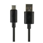 Кабель Hoco X88 Gratified USB Type-C - USB-А (M/M), 1 м, Black (6931474783349)