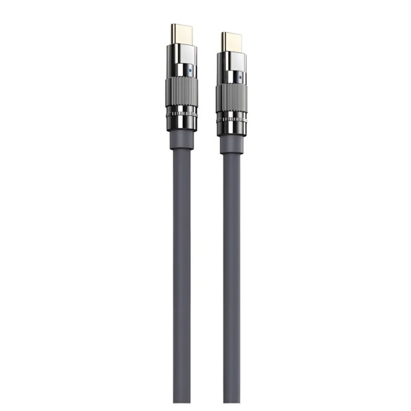 Кабель Remax RC-C055 Wefon USB Type-C - USB Type-C (M/M), 20W, 1.2 м, Grey (6954851206057)