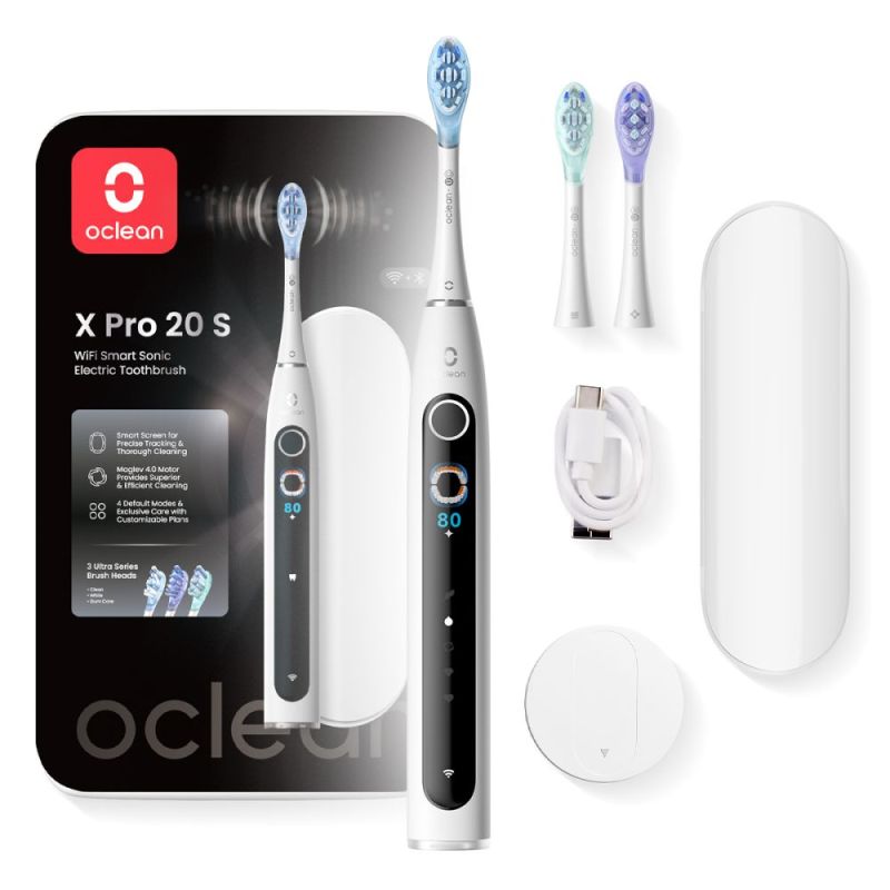 Умная зубная электрощетка Oclean X Pro 20 Set Electric Toothbrush White (6970810556971)