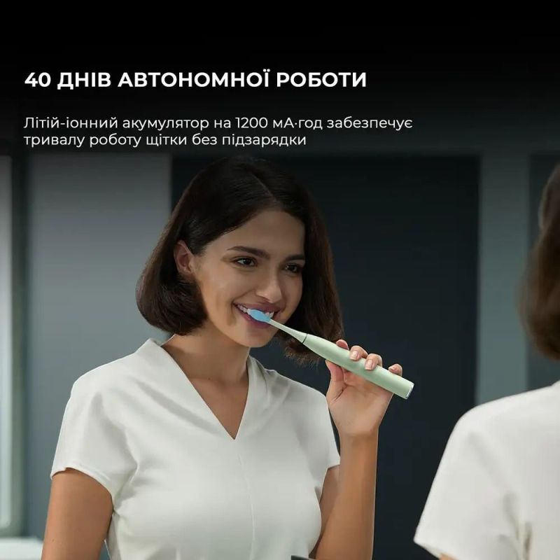 Умная зубная электрощетка Oclean X Ultra 20 Electric Toothbrush Black (6970810557121)