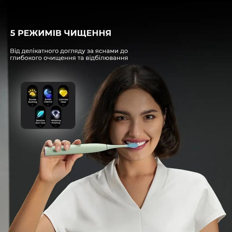 Умная зубная электрощетка Oclean X Ultra 20 Electric Toothbrush Black (6970810557121)