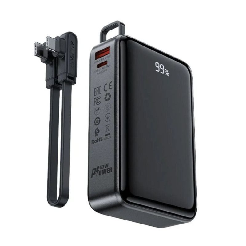 Универсальная мобильная батарея Acefast M14 20000mAh 22.5W Black (6974316283966)