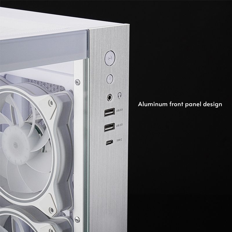Корпус Chieftec VISIO GM-30W-TG-OP ATX, без БЖ, White (GM-30W-TG-OP)